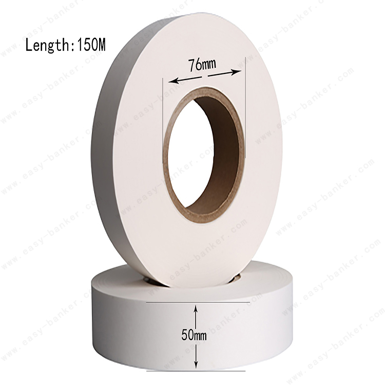 Pe Coated Blank Paper Roll Currency Straps Printable Pthw 50 76 65