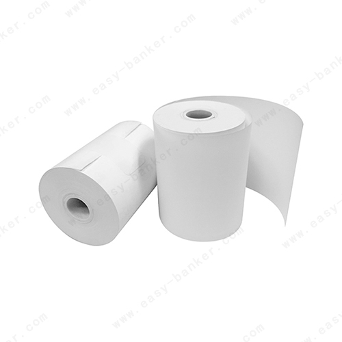 thermal paper rolls for credit card machine TPW-57-18-coreless