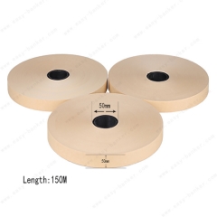 white kraft currency straps PTLY-50-50-81