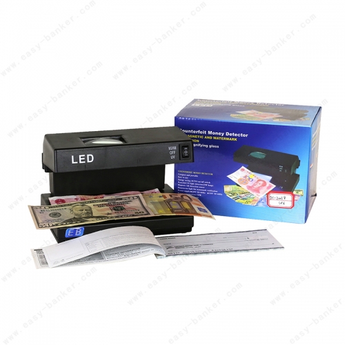 Euro Currency Detector Credit Card Detector Mini UV Currency Detector DC-2038 LED