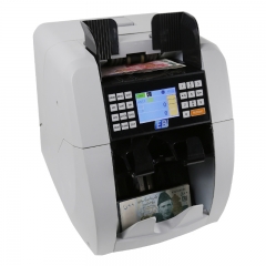BS-8800 Fake Money Detector Discriminator 2 Pocket Value Counter & Sorter Mixed Denomination Money Counting Machine Bill Count