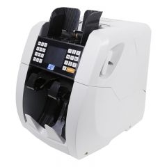 BS-8800 Fake Money Detector Discriminator 2 Pocket Value Counter & Sorter Mixed Denomination Money Counting Machine Bill Count