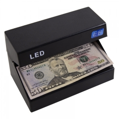 DC-118AB LED Money Detector Currency Checker Uv LED Light Counterfeit Money checking machine Detect Counterfeit Bills
