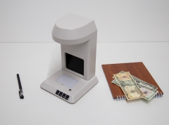 DC-108KW All-in-one Machine Money Detector UV & IR & MG Detection Watermark Verification fake money detector with uv lamp