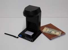 DC-108KB Currency Detector UV Lamp & IR Detector Function /Larga LCD Display Watermark Verification ir money detector