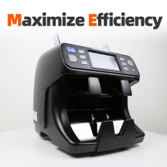 BS-2080B Fast & Accurate 1+1 Pocket Currency Sorter with Dual CIS SN Code Recording & Optional Built-in Printer