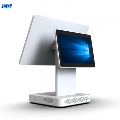 PT-2323W High-Performance Retail POS System with Dual Displays 64GB SSD 4GB RAM Windows OS for Efficient Currency Management