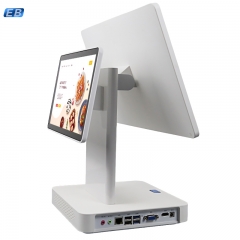 PT-2323W High-Performance Retail POS System with Dual Displays 64GB SSD 4GB RAM Windows OS for Efficient Currency Management