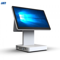 PT-2323W High-Performance Retail POS System with Dual Displays 64GB SSD 4GB RAM Windows OS for Efficient Currency Management