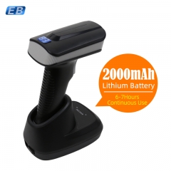 HBS-100LS Wireless USB Barcode Scanner 1D 2D QR for Android IOS Windows Mac Bar Code Reader Scanner with Waterproof