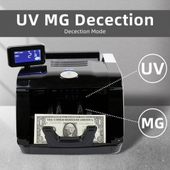 LD-6210 Durable Money Counting Machine With LED Color Display Polymer Paper Compatibility Lightweight Office Use Design