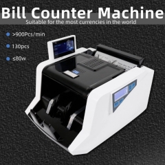 LD-1680 Commercial Grade Money Counter With High Speed Counting Add Batch Feature LCD Display Enabled