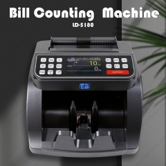 LD-5180 Economic Note Counting Machine With Add Batch Function UV MG Detector Suitable for Office Store Financial Use