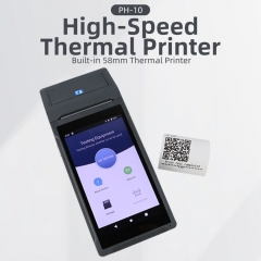 PH-10 Touch Screen Cash Register With 5.5 Inch Display 58mm Printer POS System With Android 8.1 for Retail Restaurant