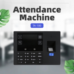 TA-100 Biometric Attendance Machine Face Recognition Palm Vein Fingerprint RFID Card Password Time Clock System with USB