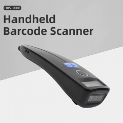 HBS-700B Portable Wireless 2D Barcode Scanner with Screen Bluetooth 2.4G Handheld POS QR Code Reader