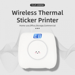 TCLP-2000W Wireless Thermal Label Printer Portable 58mm Ink-Free USB Bluetooth Printer Handheld Fast Printing for Home Office