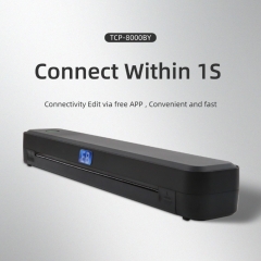 TCP-8000BY Wireless Thermal Printer Portable 203DPI Ink-Free USB for A4 Label Document Home Office Stock