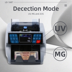 LD-1687 Multi Currency Bill Counter with Serial Number Scanning and Denomination Sorting for Bank and Cash Exchange