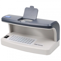 DC-6100 UV Banknote Detector Magnifier Rechargeable Currency Verifier Money Checker for Bank Cashier Retail Counter & Office