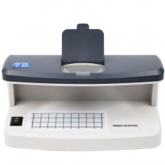 DC-6100 UV Banknote Detector Magnifier Rechargeable Currency Verifier Money Checker for Bank Cashier Retail Counter & Office