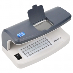 DC-6100 UV Banknote Detector Magnifier Rechargeable Currency Verifier Money Checker for Bank Cashier Retail Counter & Office