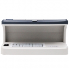 DC-6100 UV Banknote Detector Magnifier Rechargeable Currency Verifier Money Checker for Bank Cashier Retail Counter & Office