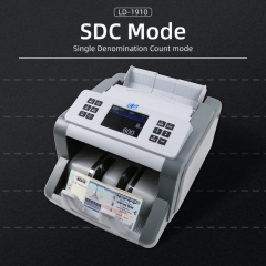LD-1910 Mixed Value Money Counter 1 CIS UV MG Banknote Counter with USB RS232 for Multi Currency Counting