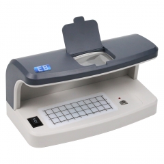 DC-5100 UV MG Banknote Detector with Magnifier Rechargeable Currency Verifier Money Checker for Bank Cashier and Office