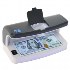 DC-5100 UV MG Banknote Detector with Magnifier Rechargeable Currency Verifier Money Checker for Bank Cashier and Office