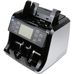 LD-1500 Bill Counter Money Counting Machine with UV MG IR Detection and Amount Preset for Bank Cashier Retail and Office