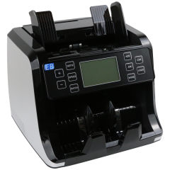 LD-1500 Bill Counter Money Counting Machine with UV MG IR Detection and Amount Preset for Bank Cashier Retail and Office