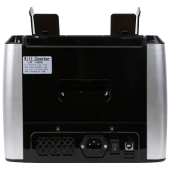 LD-1500 Bill Counter Money Counting Machine with UV MG IR Detection and Amount Preset for Bank Cashier Retail and Office