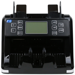 LD-1500 Bill Counter Money Counting Machine with UV MG IR Detection and Amount Preset for Bank Cashier Retail and Office