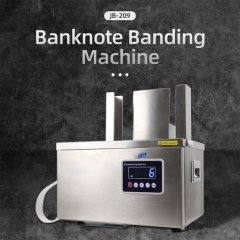 JB-209 Automatic Banknote Banding Machine Microcomputer Controlled Currency Paper Tape & OPP Tape Binding Machine