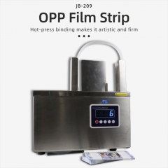 JB-209 Automatic Banknote Banding Machine Microcomputer Controlled Currency Paper Tape & OPP Tape Binding Machine