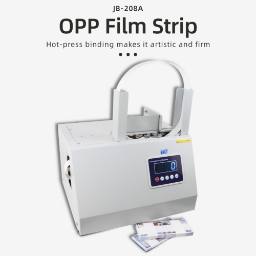 JB-208A Automatic Banknote Banding Machine Microcomputer Controlled Currency Paper Tape Binding Machine