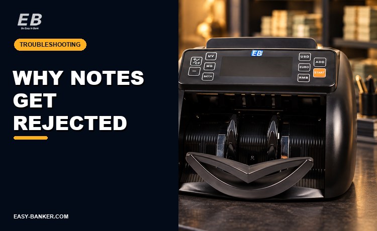 Why Does a Money Counter Reject Banknotes (and How to Fix It)?