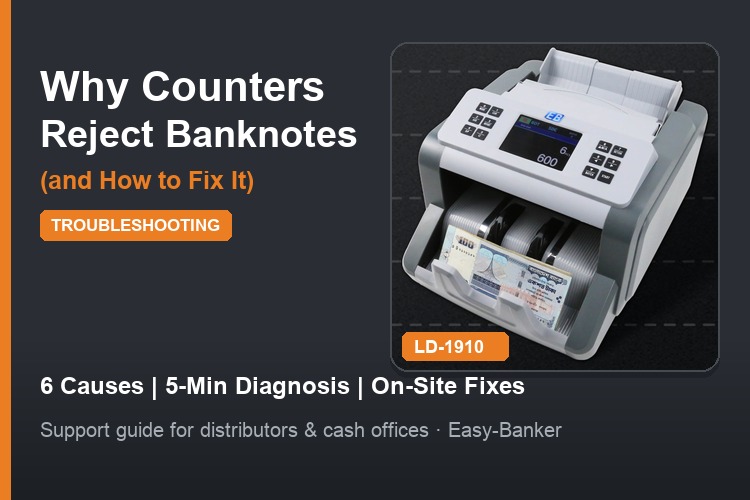 Why Does a Money Counter Reject Banknotes (and How to Fix It)?