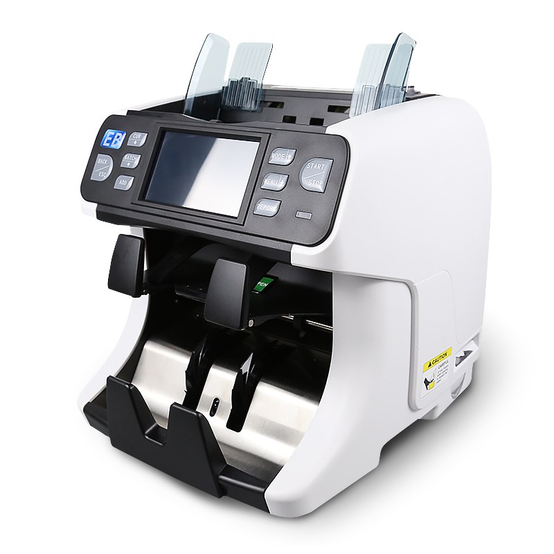 BS-2080W currency sorter with TFT touchscreen and SN code recording by Easy-Banker