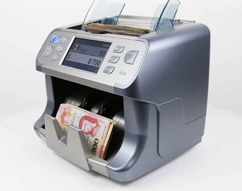 LD-2700G bill counter with 4.3 inch touch screen and serial number recording by Easy-Banker