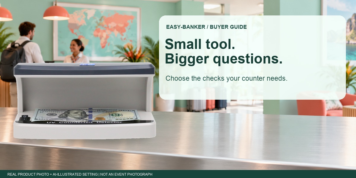 Money Detector Buying Guide 2026: Pen, UV, IR or Full Auto — What Each Test Actually Catches