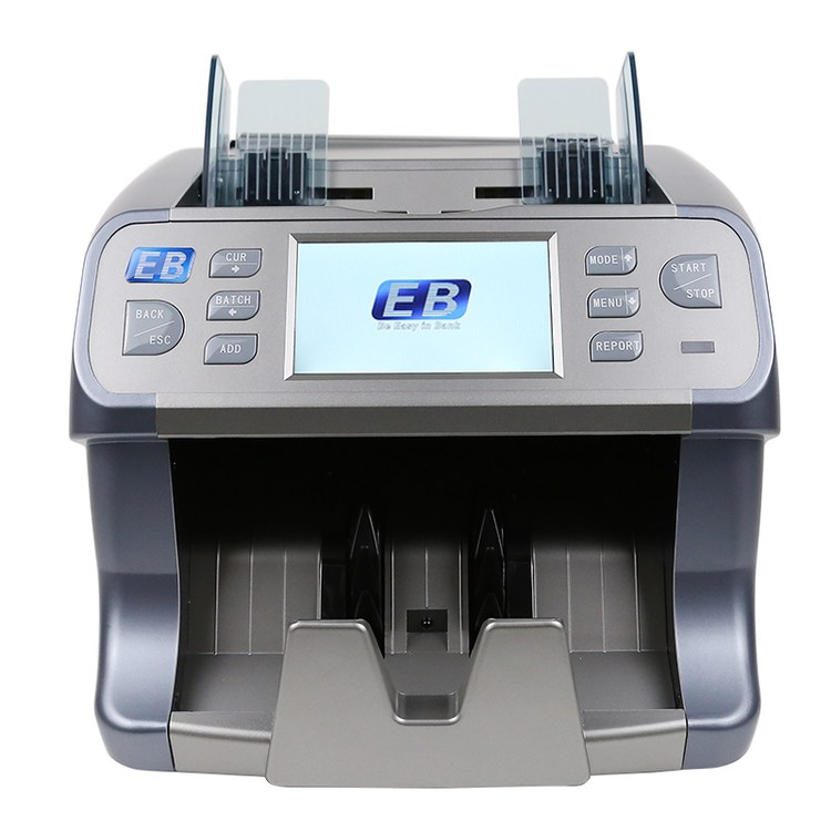 LD-2700G dual-CIS value counter with automatic half-note, chained-note and double-note detection by Easy-Banker