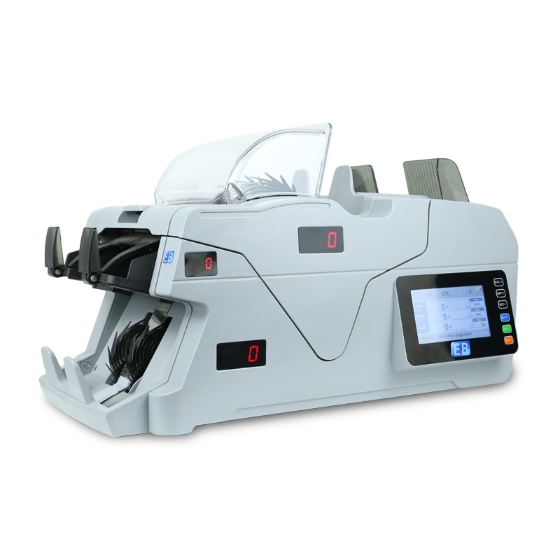 BS-6800 12-pocket banknote sorter, white background product photo