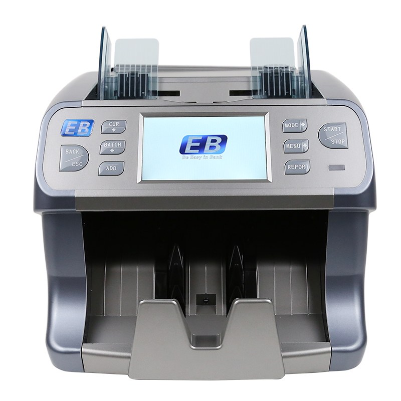 LD-2700G bill counter with UV, IR, MG and CIS detection layers and serial number recording