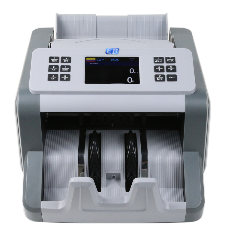 LD-1910 mixed value banknote counter with CIS UV MG detection on white background
