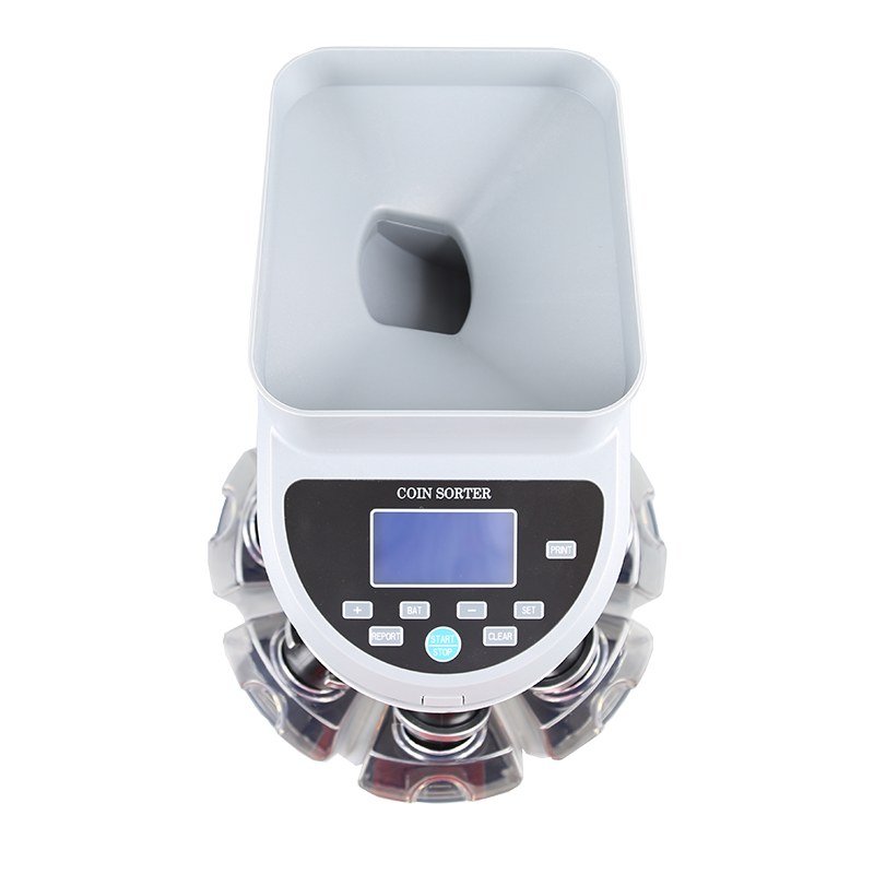 CS-9500 coin sorter and counter, white background product photo